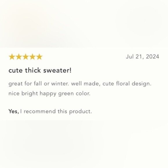 NWT Size M (P2P 22") -The Camryn Cropped Crewneck Sweater by Maeve (NWT US$ 98) - Picture 9 of 16